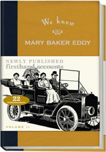 volume 2 we knew mary baker eddy Christian healer